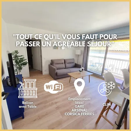 Haute Ville - T2 Cosy Avec Clim & Balcon Toulon Exterior photo